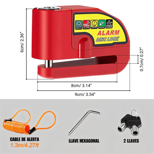 Super Candado con Alarma - CuriFinds®
