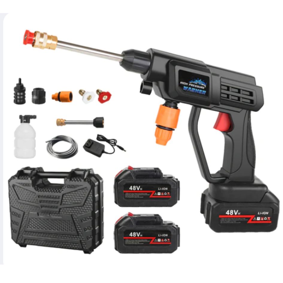 Hidrolavadora HydroMax 3 en 1 + 2 baterías 48V y Kit gratis 🎁