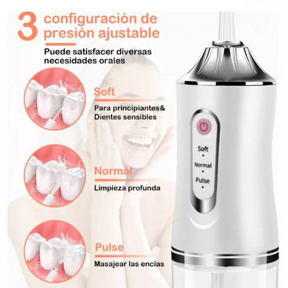 AquaSmile | Irrigador Dental Premium + Blanqueador Premium GRATIS
