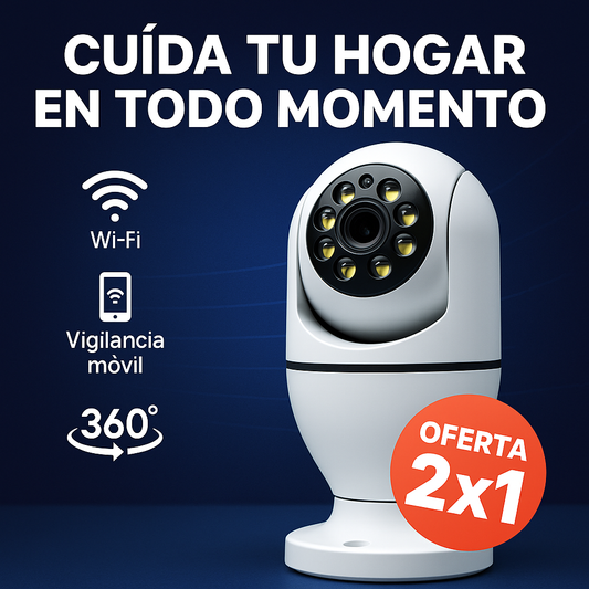 Cámara Foco 360° | LumiGuard® | ¡Paga 1 y recibe 2!
