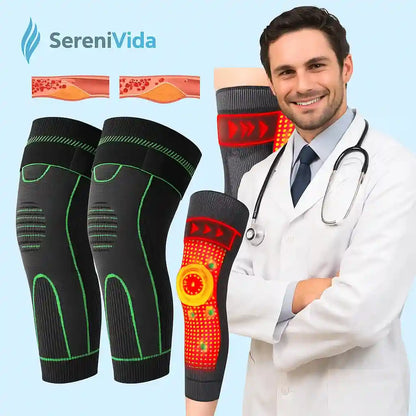 Rodillera Larga De Compresión De Rodilla