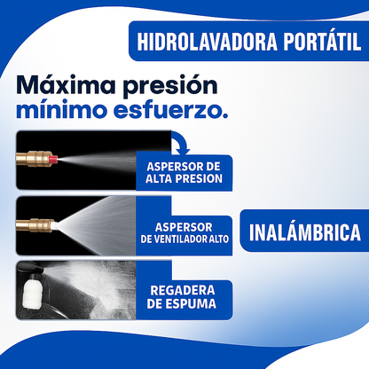 Hidrolavadora HydroMax 3 en 1 de 48 V⚡ + Kit Gratis 🎁