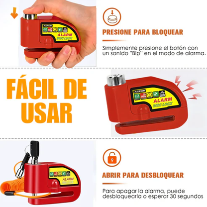Super Candado con Alarma - CuriFinds®