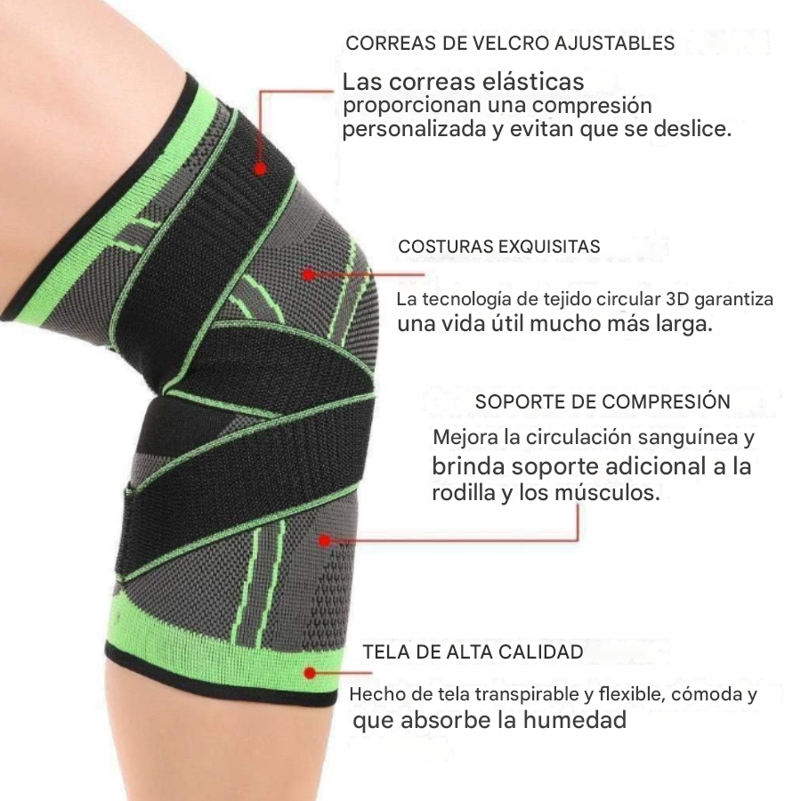 OFERTA 2X1: FlexTherm | Rodillera Unitalla Elástica